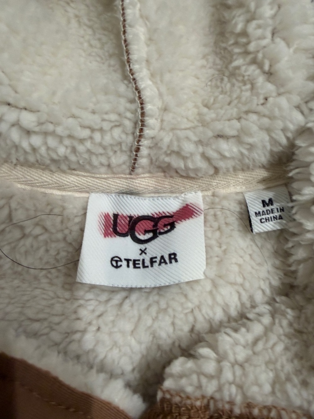 Never worn Ugg Telfar Logo sherpa hoodie m - Picture 4 of 11